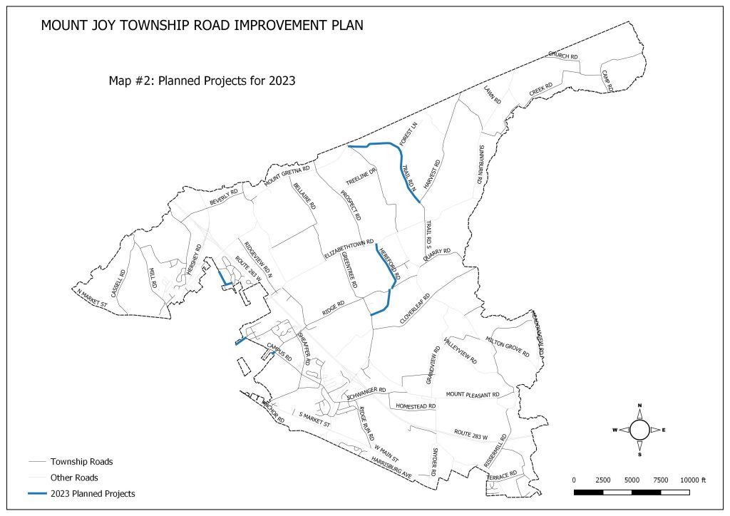 2023 Planned Road Projects